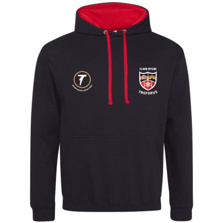 Morrsiton RFC Supporters Hoodie in Black and Red
