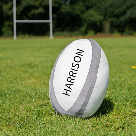Personalized Plush Rugby Ball